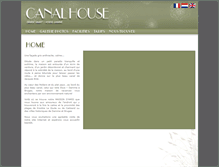Tablet Screenshot of canalhouse.be
